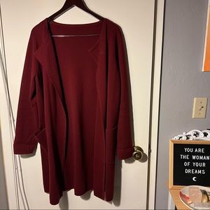 J.Crew Juliette Collarless Sweater-Blazer